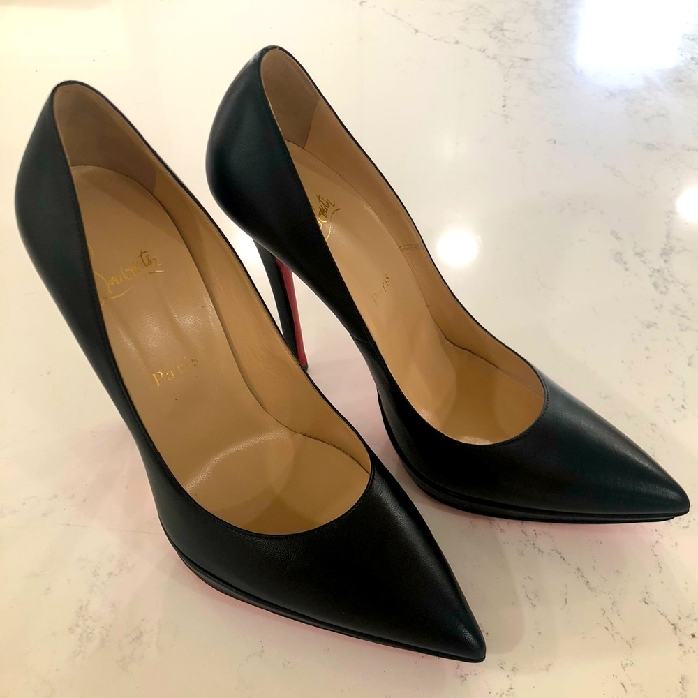 Christian Louboutin Black Pigalle Plato Pumps